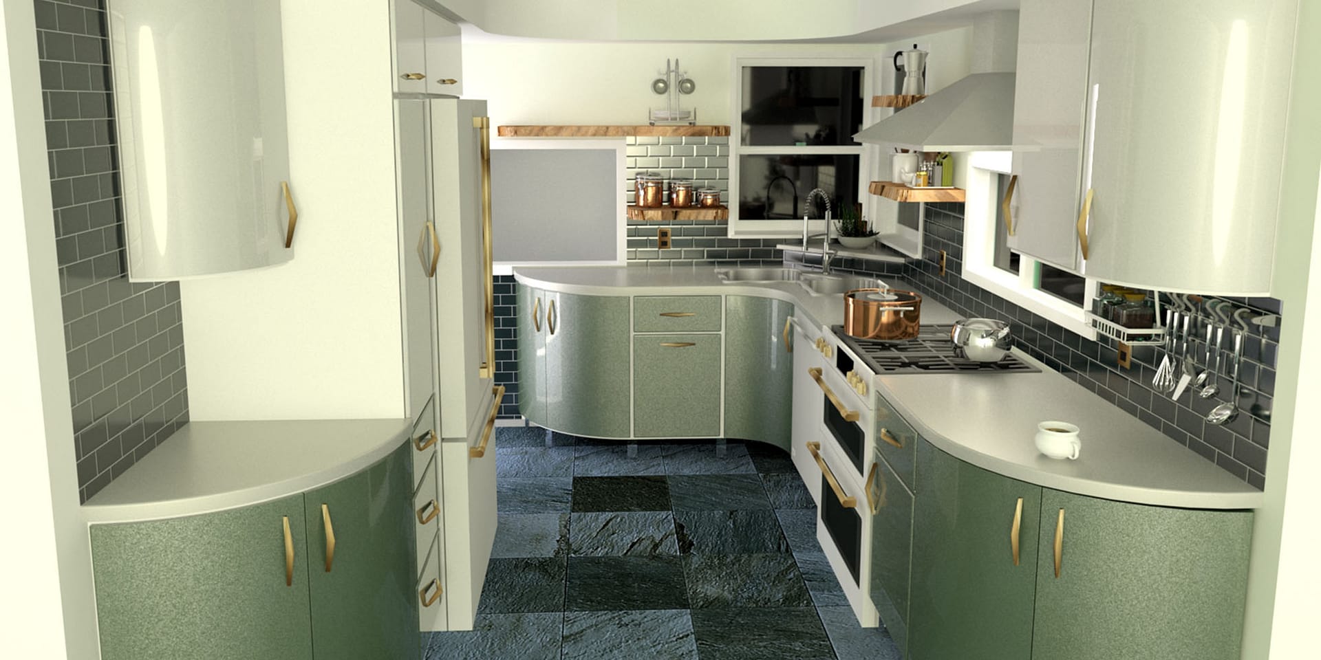 HOME Toro Kitchen metal kitchen